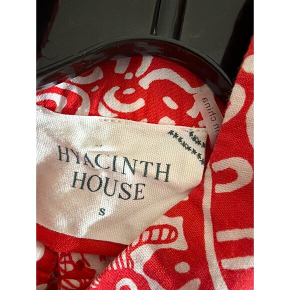 Hyacinth House Red Floral McCauley Midi Dress Size S - Picture 4 of 4